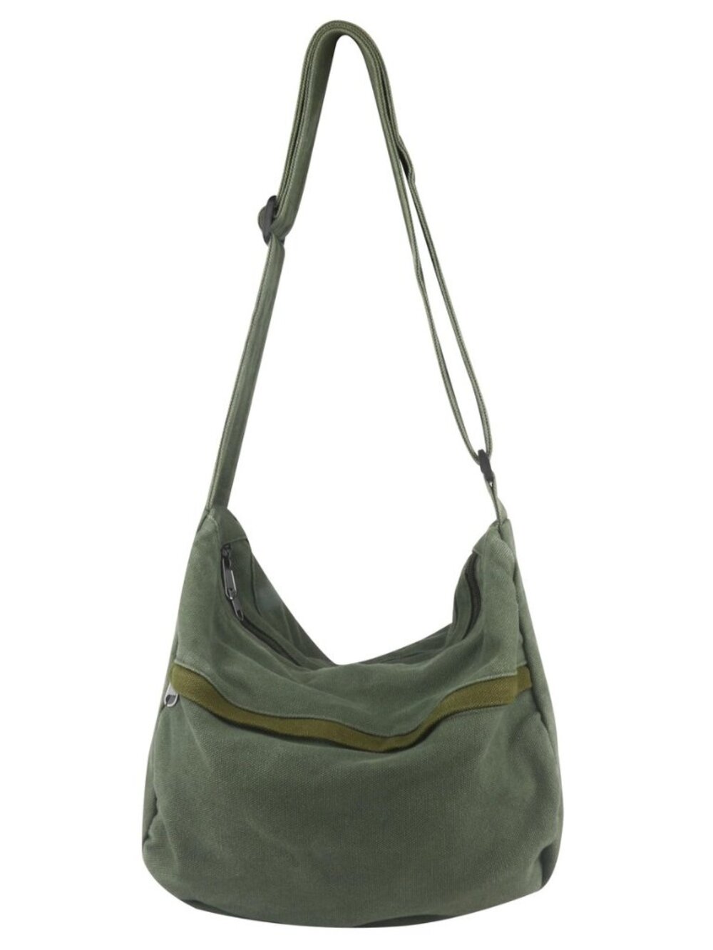 Canvas Casual Messenger Bag Hobo Crossbody Bag Canvas Shouder Tote Handbag for